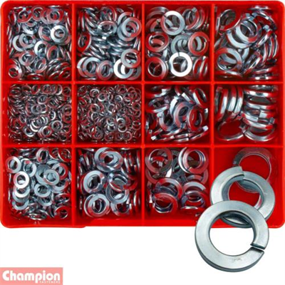 Champion 933pc Metric/Imperial Spring Washer Assortment