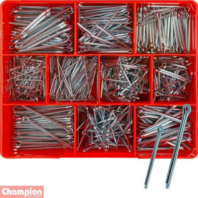 Champion 795pc MM & AF Split (Cotter) Pin Assortment
