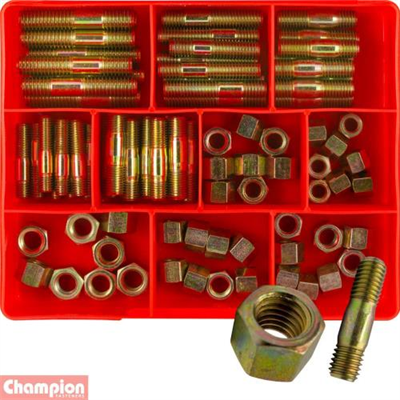 Champion 80pc Manifold Studs/Nut - Metric/Imp