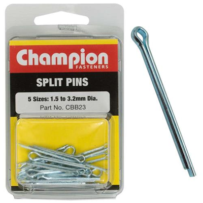 Champion 25Pc Metric Split (Cotter) Pin Assortment