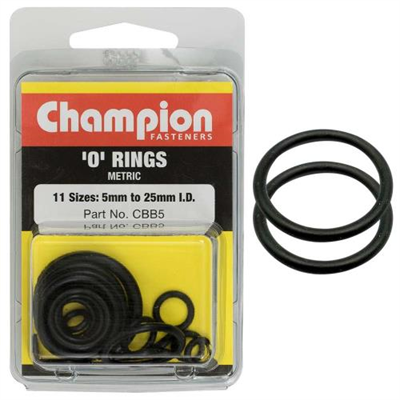 Champion 22Pc Metric O-Ring Assortment