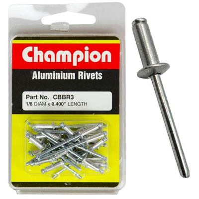 Champion 1/8in x 0.400 Rivet Pack