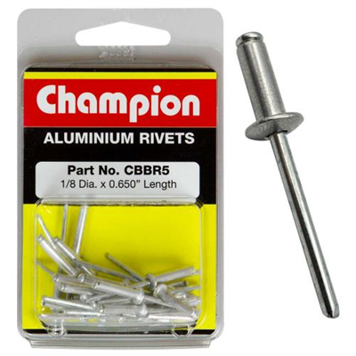 Champion 1/8in x 0.650 Rivet Pack