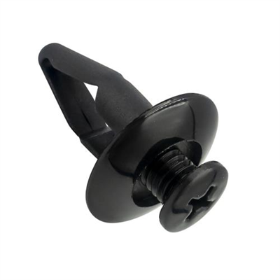 Champion Scrivet Clip Black 20mm Head x 18mm (50pk)