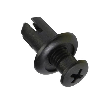 Champion Scrivet Clip Black 15mm Head x 20mm - 50pk