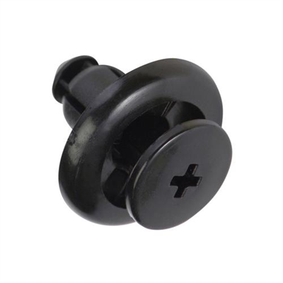 Champion Push Rivet Black 20mm Head x 9mm - 50pk