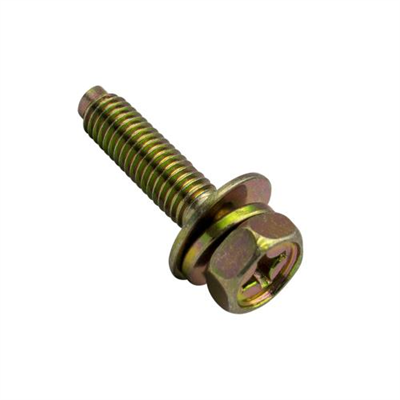 Champion M6 x 20mm Sems Hex /PH Bolt W/Spring & Flat Washer