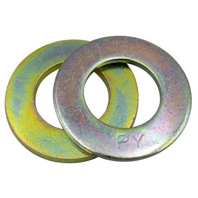 Champion 1/4in x 5/8in x 16G HT Flat Steel Washer - 100pk