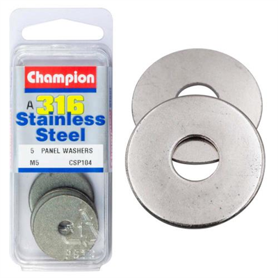 Champion 5mm Panel Washer - 316/A4 (A)