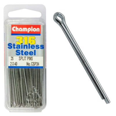 Champion 316/A4 Split Pin 2 x 40mm (B)