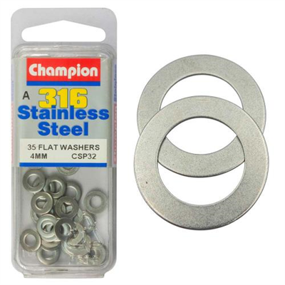 Champion 316/A4 M4 Flat Washer (A)