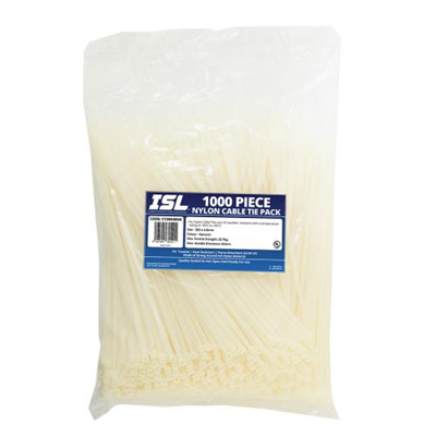 ISL 300 x 4.8mm Nylon Cable Tie - Nat. - 1000pk