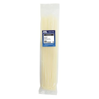 ISL 430 x 4.8mm Nylon Cable Tie - Nat. - 100pk