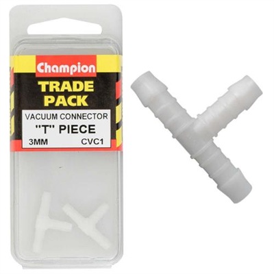 Champion Vacuum Hose - T Piece 3mm