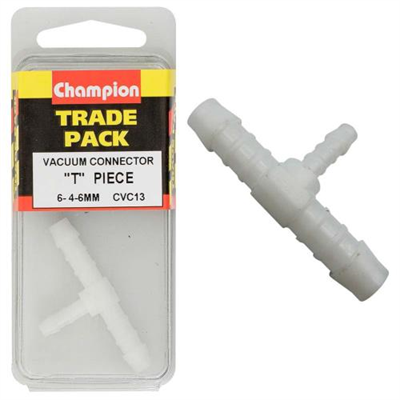 Champion Vacuum Hose - Reduc. T 6mm x 4mm x 6mm