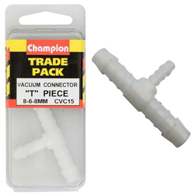 Champion Vacuum Hose - Reduc. T 8mm x 6mm x 8mm