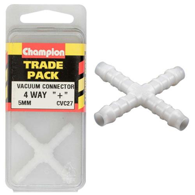 Champion Vacuum Hose - 4 Way x Piece 5mm