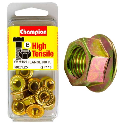 Champion Flange Nut M8 x 1.25 (B) - GR8.8