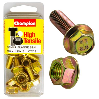 Champion Flange Bolt M8 x 16 (B) - GR8.8