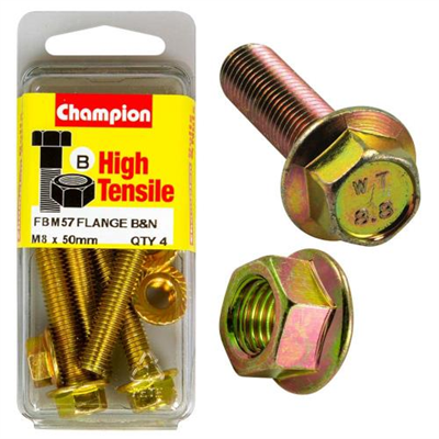 Champion Flange Bolt M8 x 50 (B) - GR8.8