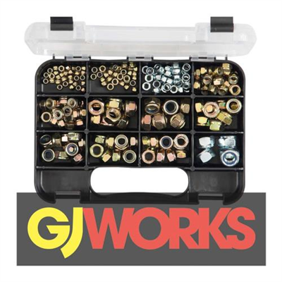 Champion GJ Grab Kit 195pc Self-Lock Nuts Metric