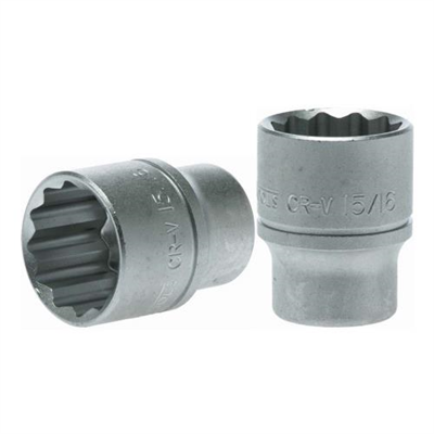 Teng 1/2in Dr. Socket 15/16in 12Pnt