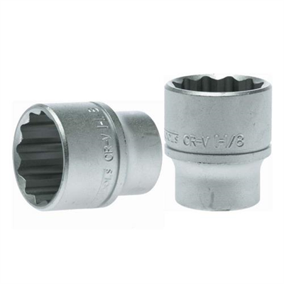 Teng 1/2in Dr. Socket 1-1/8in 12Pnt