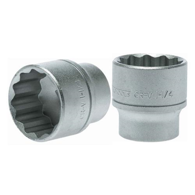 Teng 1/2in Dr. Socket 1-1/4in 12Pnt