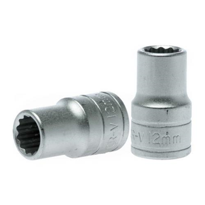 Teng 1/2in Dr. Socket 12mm 12Pnt