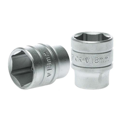 Teng 3/8in Dr. Socket 18mm