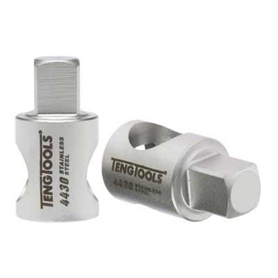 3/8in Dr. 4430 Stainless Adaptor 3/8F x 1/2M**