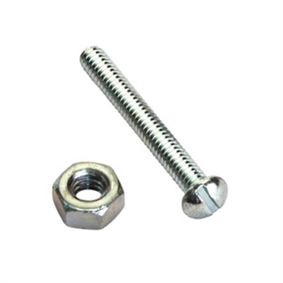 Champion 3/16in x 3/4in Number Plate Screw & Nut - 50pk