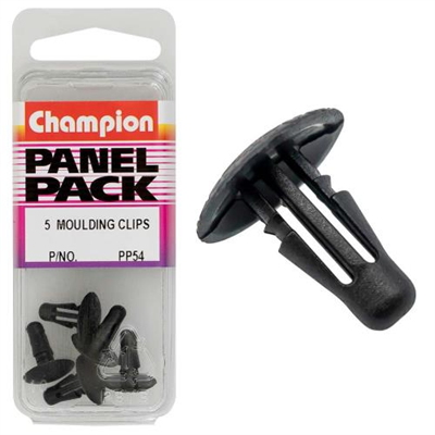 Champion Moulding Clip Black 11mm HD x 12mm -5pk****
