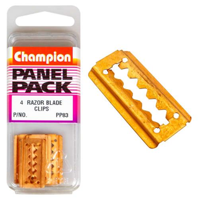 Champion Razor Blade Clip 28mm(L) x 13.5mm HD -4pk****