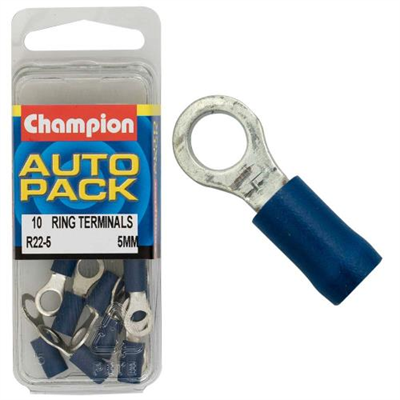 Champion 3/16in Blue Ring Terminal