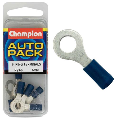 Champion 15/64in Blue Ring Terminal