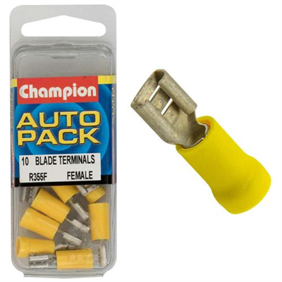 Champion Yellow Blade Terminal-Female
