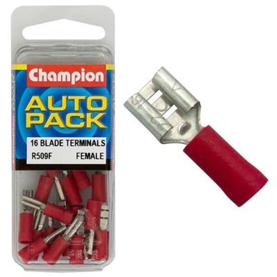 Champion Red Speaker Blade Terminal-Female