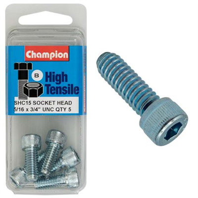 Champion Socket HD Set Screw 5/16in x 3/4in (B) - GR5