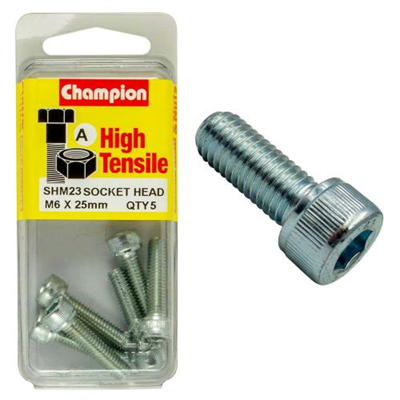 Champion Socket HD Set Screw M6 x 25 (A) - GR12.9