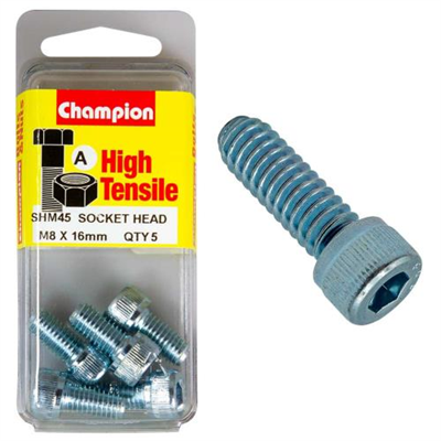 Champion Socket HD Set Screw M8 x 16 (A) - GR12.9