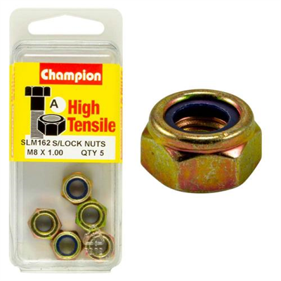 Champion Nyloc Nut M8 x 1.00 (A) - GR8.8