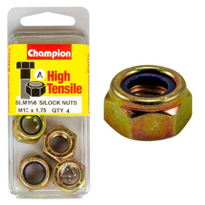 Champion Nyloc Nut M12 x 1.75 (A) - GR8.8