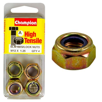 Champion Nyloc Nut M12 x 1.25 (A) - GR8.8