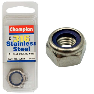 Champion 316/A4 M14 Self Locking Nut (C)