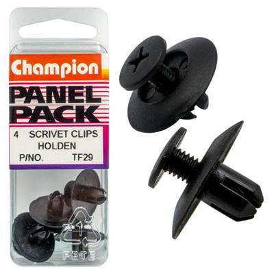 Champion Scrivet Moulding Clip 10mm HD x 11mm -4pk