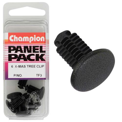 Champion Xmas Tree Clip Black 14mm HD x 15mm -1pk