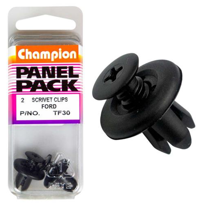 Champion Scrivet Moulding Clip 18mm HD x 12.5mm -2pk