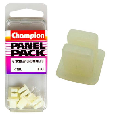 Champion 6G Set Screw Grommet White -1pk
