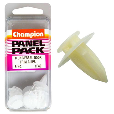 Champion Universal Door Trim Bush White 10mm HD x 17mm -8pk